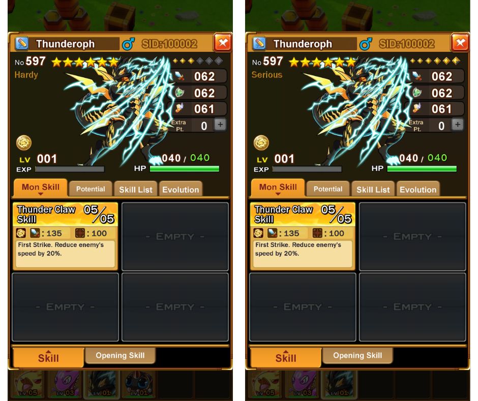 Tài khoản Thunderoph random 3-5,75 kc